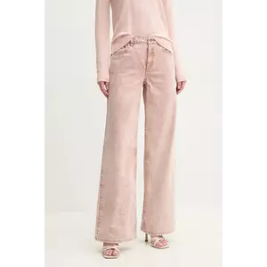MICHAEL Michael Kors jeansi femei, culoarea roz, MS590654LN imagine