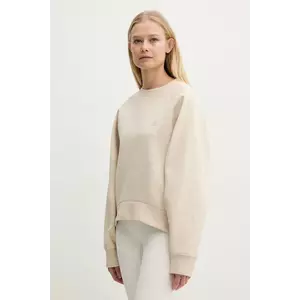 BOSS bluza femei, culoarea bej, melanj, 50537492 imagine