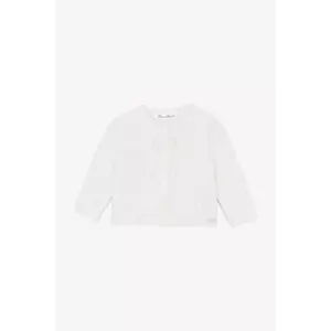 Tartine et Chocolat cardigan din bumbac pentru bebeluși culoarea alb, light, CA18010 imagine