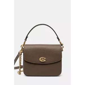 Coach poseta de piele Cassie 19 culoarea maro, CV437 imagine