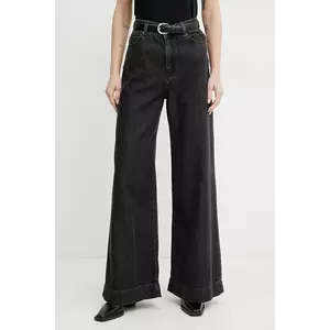 Weekend Max Mara jeansi femei, culoarea negru, 2515181061600 imagine