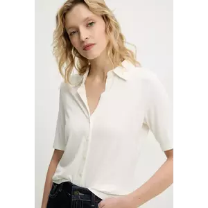 Marc O'Polo bluza femei, culoarea bej, neted, 503205251183 imagine