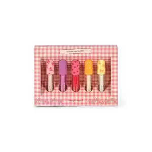 Konges Sløjd set luciu de buze GLITTER LIP GLOSS 5 PCS 5-pack KS102826 imagine