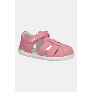 Garvalin sandale din piele pentru copii culoarea roz, 252326 imagine