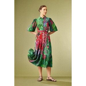 Medicine rochie maxi, evazată imagine