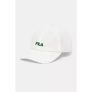 Fila șapcă de baseball din bumbac Faridokt culoarea bej, cu imprimeu, FCU0139 imagine