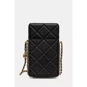 Tory Burch poseta Fleming Phone Crossbody culoarea negru, 163417-001 imagine