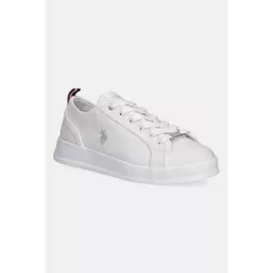 U.S. Polo Assn. teniși CAMPY femei, culoarea alb, CAMPYW003W/5T1 imagine