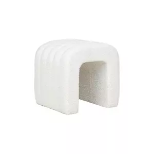 House Nordic scaun de puf Colma culoarea alb imagine