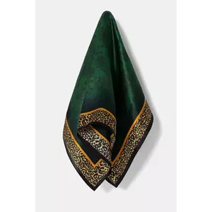 Answear Lab esarfa de matase culoarea verde, modelator imagine