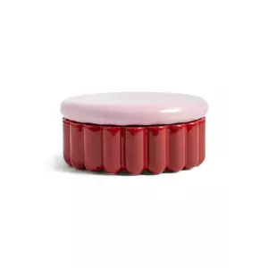 &k amsterdam recipient cu capac charlo burgundy imagine