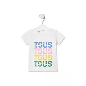 Tous tricou copii Logo culoarea alb, cu imprimeu, Logo.2202 imagine