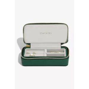 Stackers cutie de voiaj pentru bijuterii culoarea verde, 0 imagine