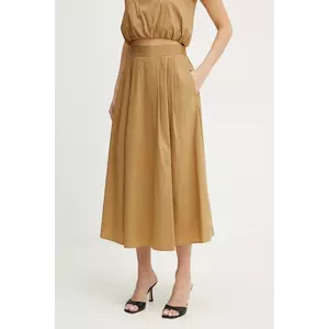Marella fustă Emme by Marella culoarea verde, midi, evazati, 2515101042200 imagine