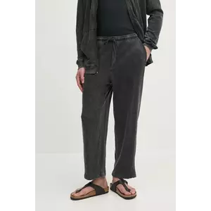 American Vintage pantaloni de bumbac barbati, culoarea negru, cu fason chinos, MSON05BGE25 imagine