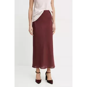 Marella fusta din in Emme by Marella culoarea bordo, maxi, evazati, 2515101032200 imagine