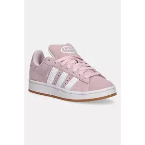 adidas Originals sneakers din piele intoarsă CAMPUS 00s culoarea roz, JH7840 imagine