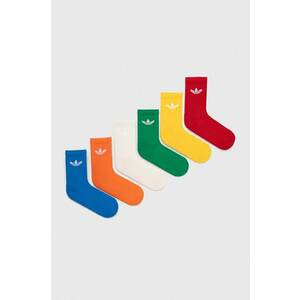 adidas Originals șosete 6-pack culoarea alb IT7571 imagine