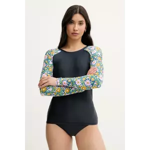 Picture longsleeve de baie Moonbee culoarea negru, WTS533 imagine