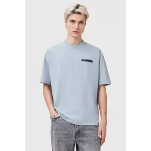 AllSaints tricou din bumbac REDACT SS CREW culoarea negru, cu imprimeu, M002PC imagine