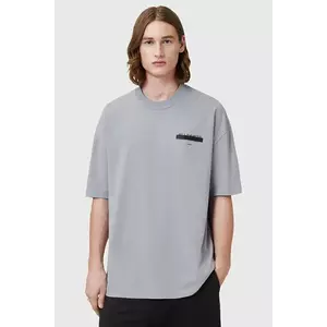 AllSaints tricou din bumbac REDACT SS CREW culoarea negru, cu imprimeu, M002PC imagine