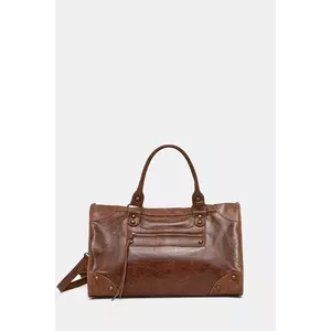 Answear Lab poseta de piele culoarea maro imagine