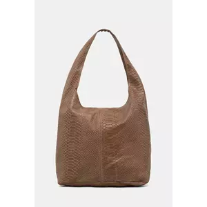 Answear Lab poseta de piele culoarea negru imagine