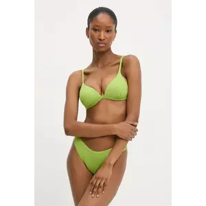 Answear Lab costum de baie din două piese culoarea verde, cupa rigidizata imagine