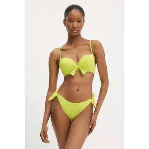 Answear Lab costum de baie din două piese culoarea verde, cupa rigidizata imagine