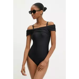 Answear Lab costum de baie dintr-o bucată culoarea negru, cupa usor rigidizata imagine