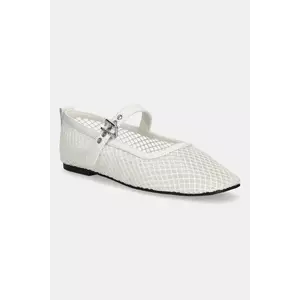 Tommy Jeans balerini TJW MESH MARYJANE BALLERINA culoarea albă, EN0EN02872 imagine