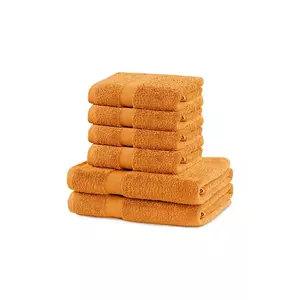 set de prosoape 6-pack culoarea portocaliu imagine