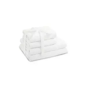 set de prosoape 4-pack culoarea alb imagine