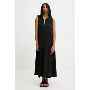 Answear Lab rochie culoarea negru, midi, evazată imagine