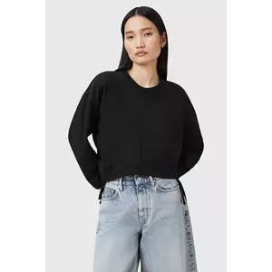 AllSaints hanorac de bumbac MIRA culoarea negru, uni, W214JC imagine