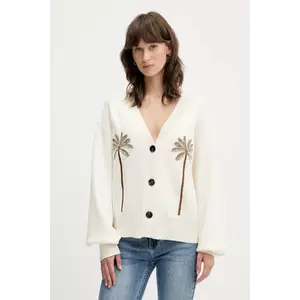 Never Fully Dressed cardigan culoarea bej, NFDKN644 imagine