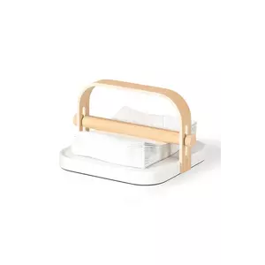 Umbra suport de servetele Bellwood culoarea alb imagine