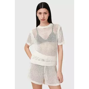 AllSaints bluză PALOMA culoarea alb, uni, W045KC imagine