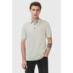 AllSaints polo din lână MODE culoarea verde, uni, M086KB imagine