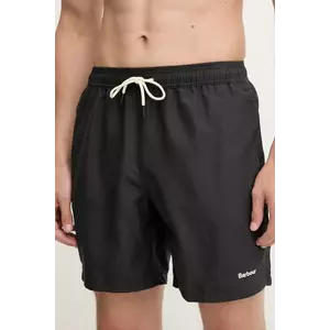 Barbour pantaloni scurți de baie Staple Logo 7" Swim Short culoarea negru, MSW0093 imagine