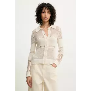 Moschino Jeans cardigan femei, culoarea bej, light, 0905 3701 imagine
