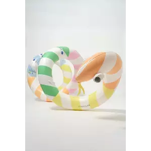 SunnyLife baghetă de înot Giant Inflatable Noodle Poolside Sorbet Stripe imagine