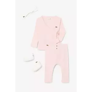 Lacoste set de bumbac pentru bebelusi 4J8406 imagine