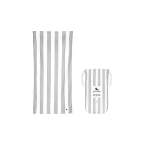 Dock & Bay prosop de plajă cu uscare rapidă 200x90 cm culoarea gri, 0 imagine