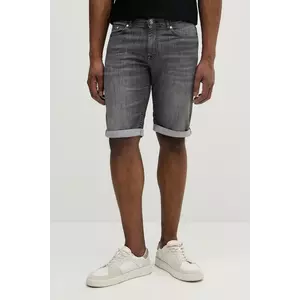 Karl Lagerfeld pantaloni scurți jeans culoarea gri, 552833.265820 imagine