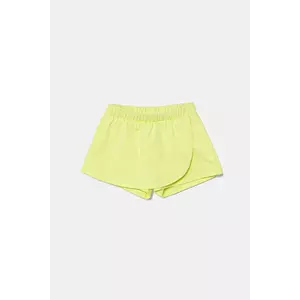 United Colors of Benetton fustă-pantalon din bumbac pentru copii culoarea verde, neted, 3BL0G901W imagine