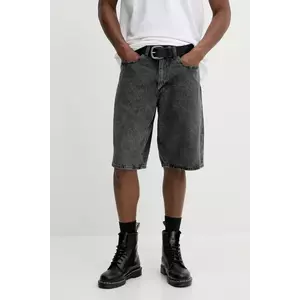 Levi's pantaloni scurți jeans 478 BAGGY SHORTS culoarea gri, 001JM imagine