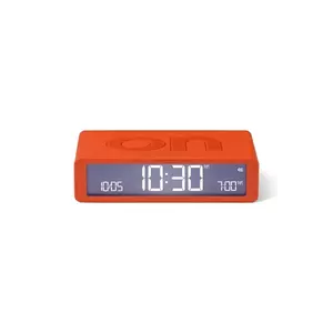 Lexon ceas cu alarmă reversibil Flip Classic culoarea portocaliu imagine