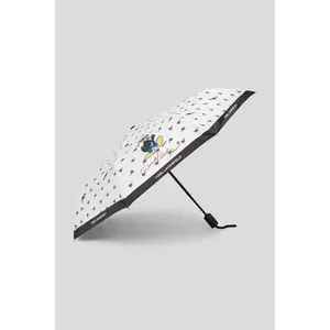 Karl Lagerfeld umbrela KL X DISNEY culoarea alb, A3W50096 imagine