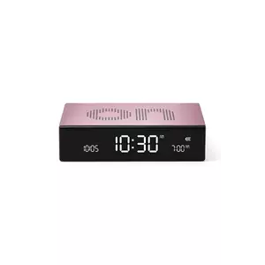 Lexon ceas cu alarmă reversibil Flip Premium culoarea roz imagine